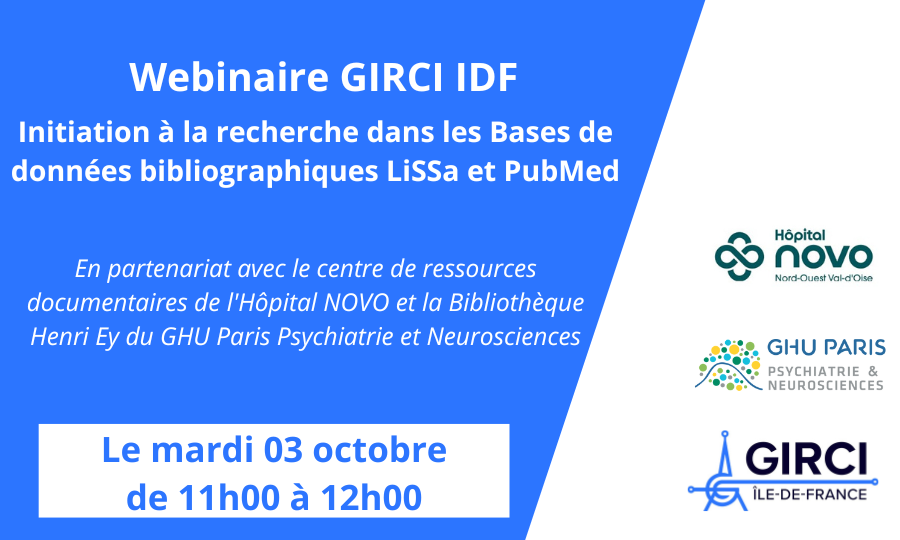 Webinaire Initiation à la recherche dans les Bases de données bibliographiques , 03102023